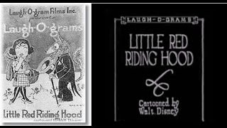 De allereerste tekenfilm van Walt Disney Little Red Riding Hood Roodkapje uit 1922 [upl. by Ruscher]