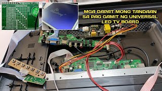 Tamang Pag Gamit Ng Universal LED TV Board [upl. by Sakram18]