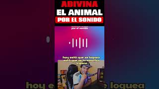 ASI PODRAS ADIVINAR EL ANIMAL POR EL SONIDO [upl. by Ybhsa]