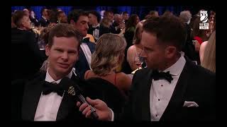 Interviews with Pat Cummins Mitch Marsh amp Steve Smith  Australian Cricket Awards 2024 [upl. by Winchester]