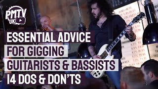 14 Tips for Gigging Guitarists  Dagans Dos amp Donts of Playing Gigs [upl. by Ddot]