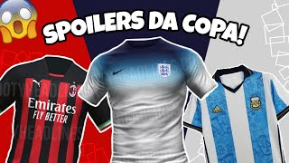 VAZAMENTOS DA COPA  NOVIDADES EUROPÉIAS 🤯👀 SÓ AS CAMISAS BRABAS [upl. by Tam]