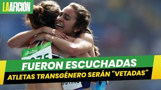 Atletas transgénero serán quotvetadasquot de competir en las pruebas femeninas de atletismo [upl. by Ymij233]