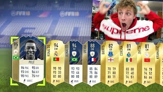 95 PELE amp 94 RONALDO IN THE MOST ICONIC FIFA 18 PACK OPENING [upl. by Affrica]