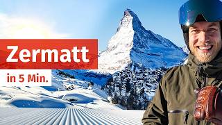 Skigebiet Zermatt in 5 Minuten Lohnt es sich [upl. by Eidorb]