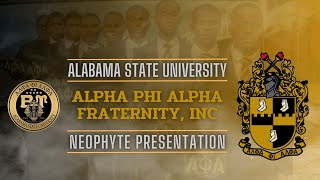 Alabama State University  Beta Upsilon  Alpha Phi Alpha Fraternity Inc Neophyte Presentation [upl. by Dorfman]