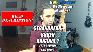 TOP HEADLESS GUITAR STRANDBERG Boden Original 7 Black FISHMAN MODERN FLUENCE Reviewdemo OILID [upl. by Sone]