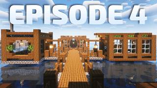 Building a Seafood Restaurant In Minecraft  Ep 4 [upl. by Ahsiuqel]