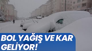 10 DERECE DÜŞECEK KAR VE YAĞMUR GELİYOR [upl. by Allcot181]