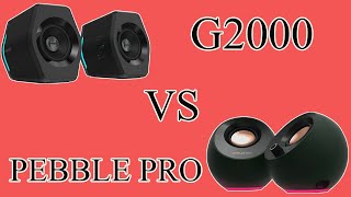 Edifier G2000 VS Creative Pebble Pro [upl. by Ly]