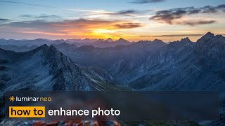 How to enhance photo  Luminar Neo [upl. by Ahsienor]