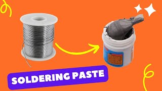 Transforming Solder Wire Into Solder Paste [upl. by Trebliw]