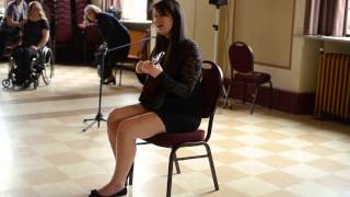 Kristina Shelden First Public Ukulele Performance After Spinal Cord Injury  SCI BC [upl. by Aivull958]