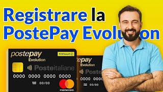 Registrare la Postepay Evolution dopo averla Attivata [upl. by Zzabahs547]