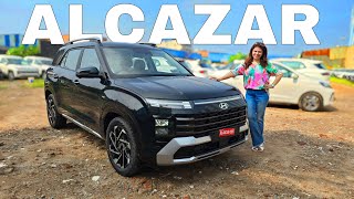 Hyundai ALCAZAR 2024  ₹1499 Lakhs  Most Detailed Video [upl. by Lingwood]