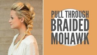 How to Faux Mohawk Pull through Braid [upl. by Leinahtam]