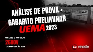 ANÁLISE DE PROVA UEMA 2023 [upl. by Mizuki]