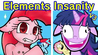 Friday Night Funkin VS Elements Of Insanity V3  Final Demo  My Little Pony FNF ModMLP Pinkie [upl. by Tollmann]