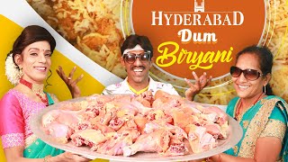 hyderabad dum biryani  jabardasth shanthi swaroop  tiktok dhurgarao  jejamma vantalu  jejama [upl. by Shawnee]