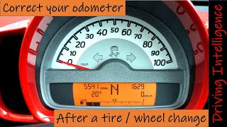 How To Correct Odometer amp Speedometer After Changing Wheel and  or Tire Size [upl. by Langille540]