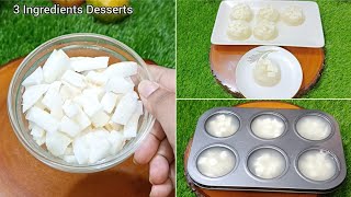 Coconut Jello Pudding  Different types of Pudding Recipes  EcD [upl. by Noryak]