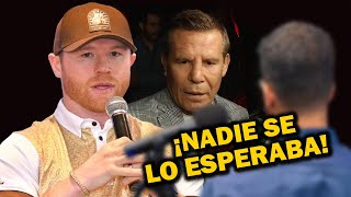 AHORA ¡NO PUEDE SER CANELO se LA DEJA CAER a JULIO CESAR CHAVEZ tras PELEA con BERLANGA [upl. by Beore403]