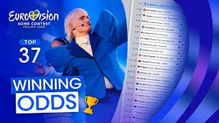 Eurovision 2024 Winning ODDS After the Rehearsals TOP 37 [upl. by Ecnal]