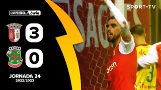 Resumo SC Braga 30 P Ferreira  Liga Portugal bwin  SPORT TV [upl. by Leta]