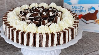 Milchschnittentorte  Milchschnitte Torte Rezept [upl. by Rockie]