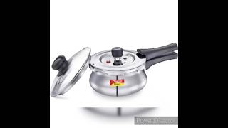 Prestige Svach Stainless Steel Pressure Cooker 15L with Glass LidRs2070pressurecookerprestige [upl. by Refenej]