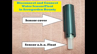 Disconnect amp Connect Water SensorFloat in Aerogarden Bounty and Aerogarden Farm  Hydroponics [upl. by Melquist]