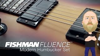 Fishman Fluence Modern Pickups  Demo [upl. by Laehcor]