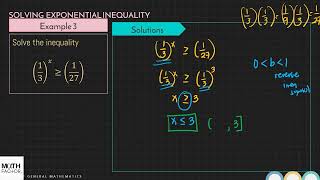 Math 11 Solving Exponential Inequalities [upl. by Nnyleuqcaj]