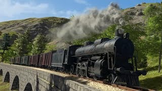 Derail Valley  Steam train passing by amp freight hopping  VR [upl. by Cann]