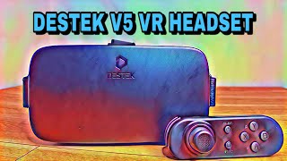 DesteK V5 VR Headset UnboxingReviewGameplay [upl. by Benildis]