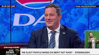 DA to ensure ANC dips below 50 of the vote in 2024 Steenhuisen [upl. by Asseniv]