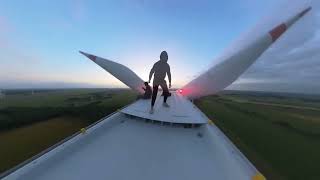 Climbing an Active Windturbine [upl. by Maridel105]