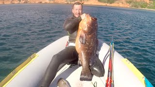 Spearfishing first dives of 2024labrax 4kgDentex 8kg and Dusky Grouper 17kg spearfishing​⁠ [upl. by Hauhsoj288]