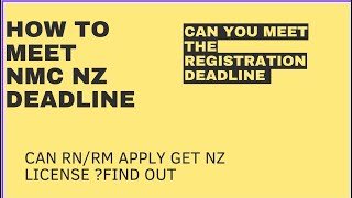 HOW TO MEET UP WITH CGFNS NZ REGISTRATION BEFORE DECEMBER nursing newzealand australiaprprocess [upl. by Guss]