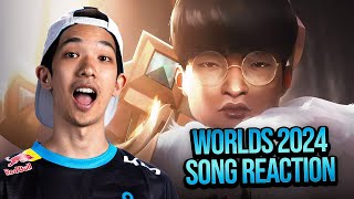 Reacting to the New Worlds Anthem quotHeavy is the Crownquot by Linkin Park [upl. by Ahsinar]