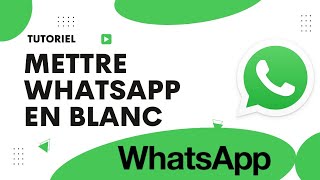 Comment mettre WhatsApp en blanc activer mode clair WhatsApp [upl. by Getraer662]