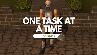 Old School RuneScape  One task at a time  Ep 1 [upl. by Beutler]