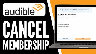 How to Cancel Audible Membership Through Amazon  EasytoFollow Tutorial 2024 [upl. by Ttirb]