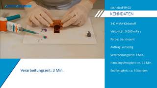 Anleitungsvideo Kupfer mit Messing kleben mit technicoll 9403 [upl. by Ribal]