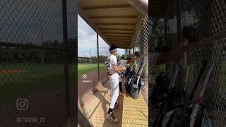 From the dugout to the field⚾️🔥 Let’s go💪😎 baseball [upl. by Adrian471]