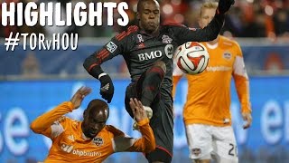 HIGHLIGHTS Houston Dynamo vs Toronto FC  October 8 2014 [upl. by Chickie]