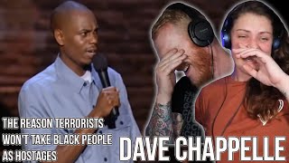 COUPLE React to Dave Chapelle The Reason Terrorists Wont take Black People As Hostages  OB DAVE [upl. by Lienaj320]