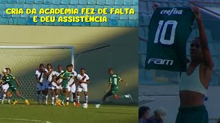 ESTEVÃO JOIA DE 16 ANOS JOGOU MUITO E MARCOU GOLAÇO DE FALTA  Estevão Willian vs Vasco [upl. by Spielman249]