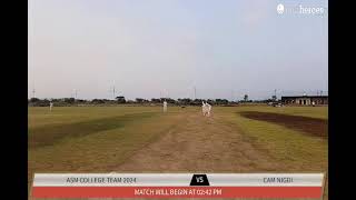 Live Cricket Match  ASM College Team 2024 vs Cam Nigdi  14Nov24 0242 PM 12 overs  Individual m [upl. by Fotina139]