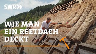 Wie man ein Reetdach deckt  SWR Handwerkskunst [upl. by Christine428]